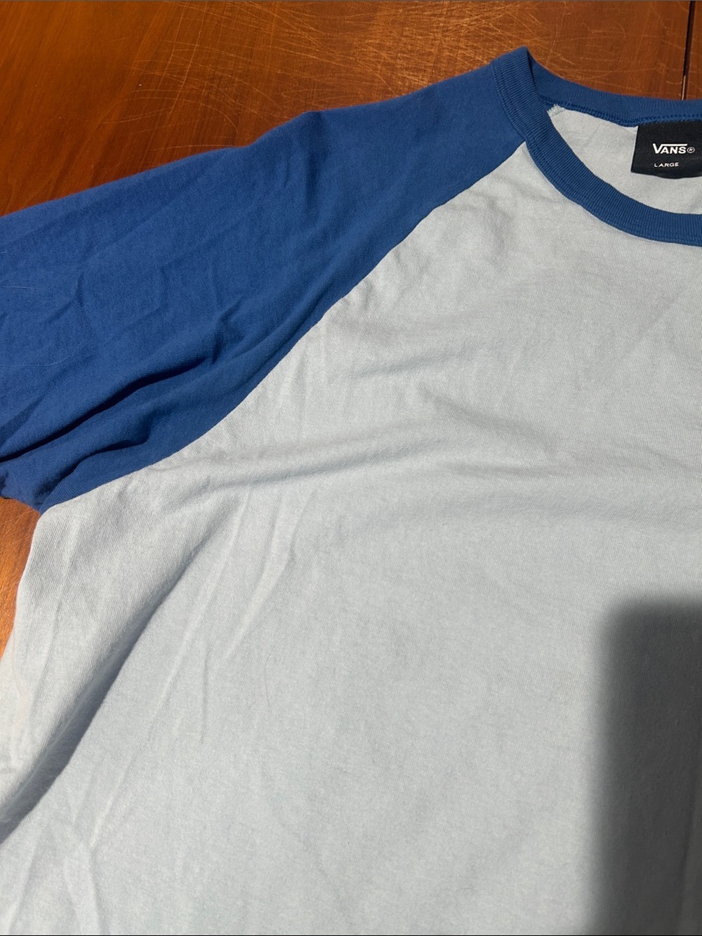 Van’s Blue Raglan Shirt - Picture 3 of 6